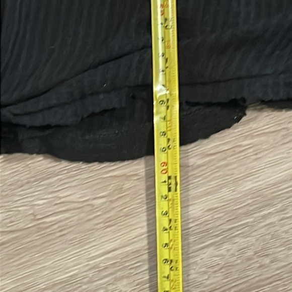 Mudd Women Button Front Shirt Large Black Y2K Retro Waffle Knit Cotton Comfy - Picture 11 of 11